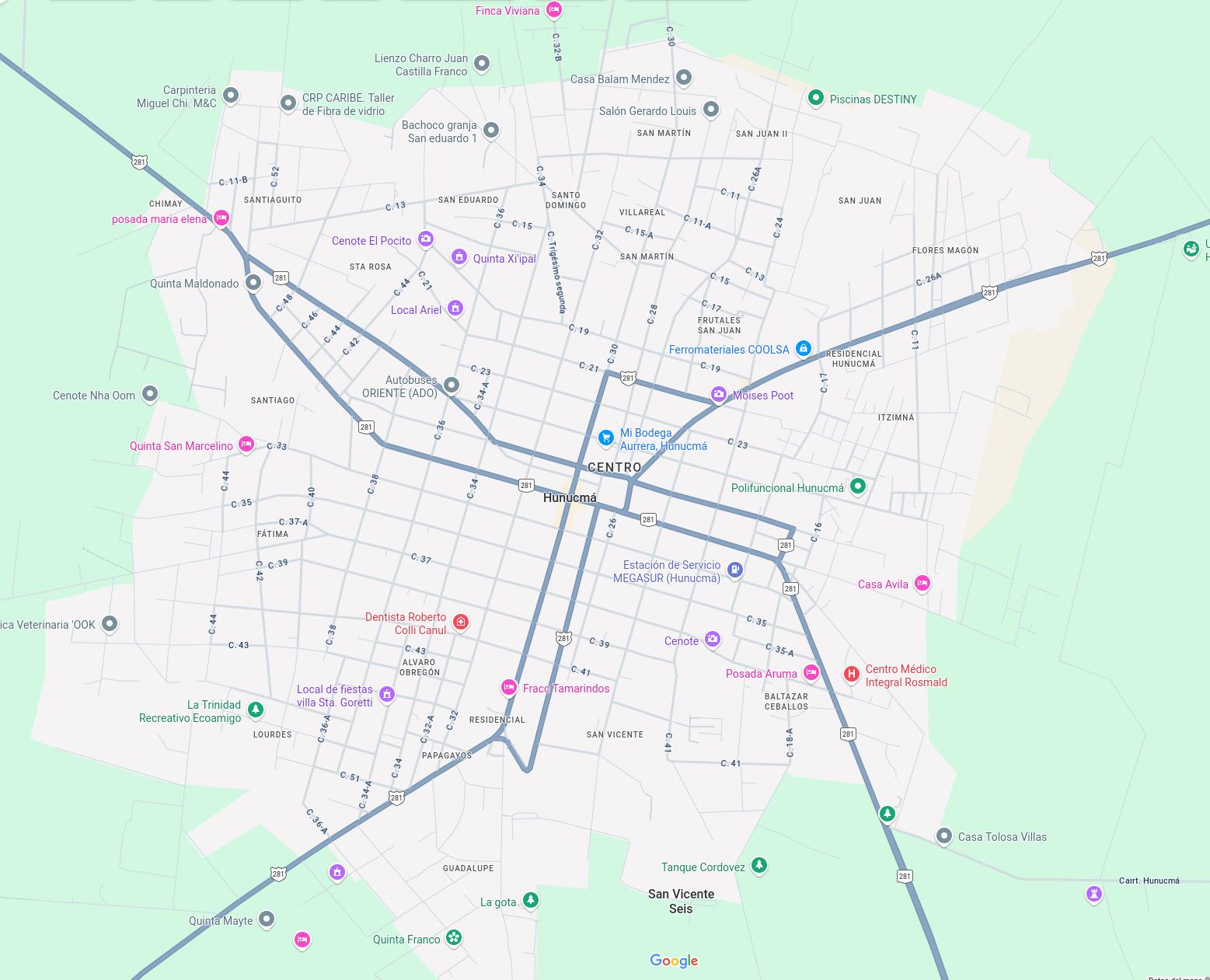 Mapa de cobertura de red